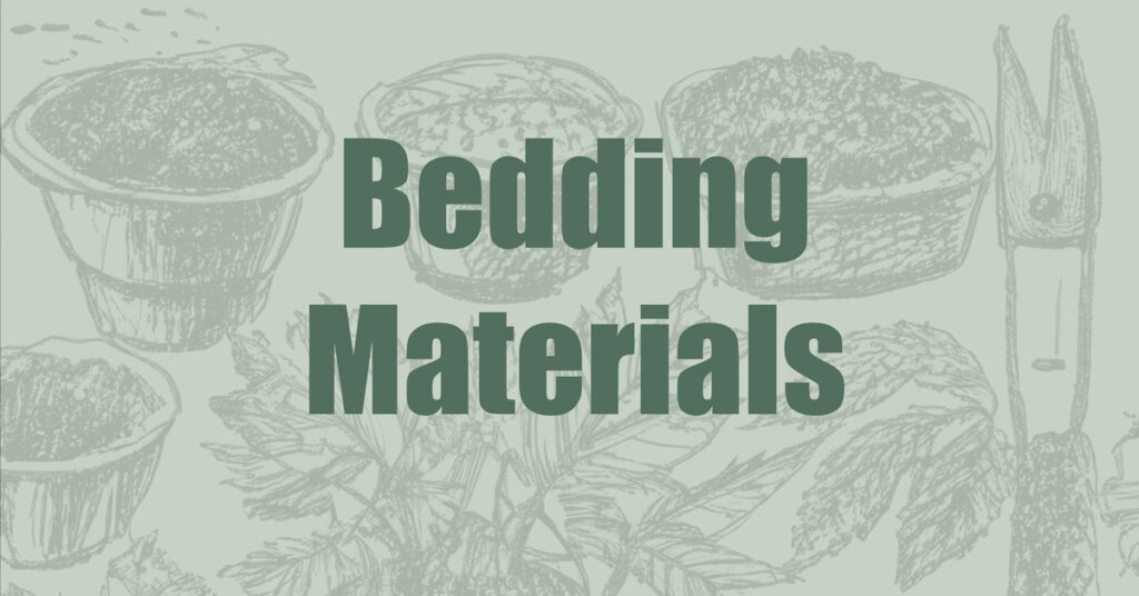 Bedding Materials for Worms